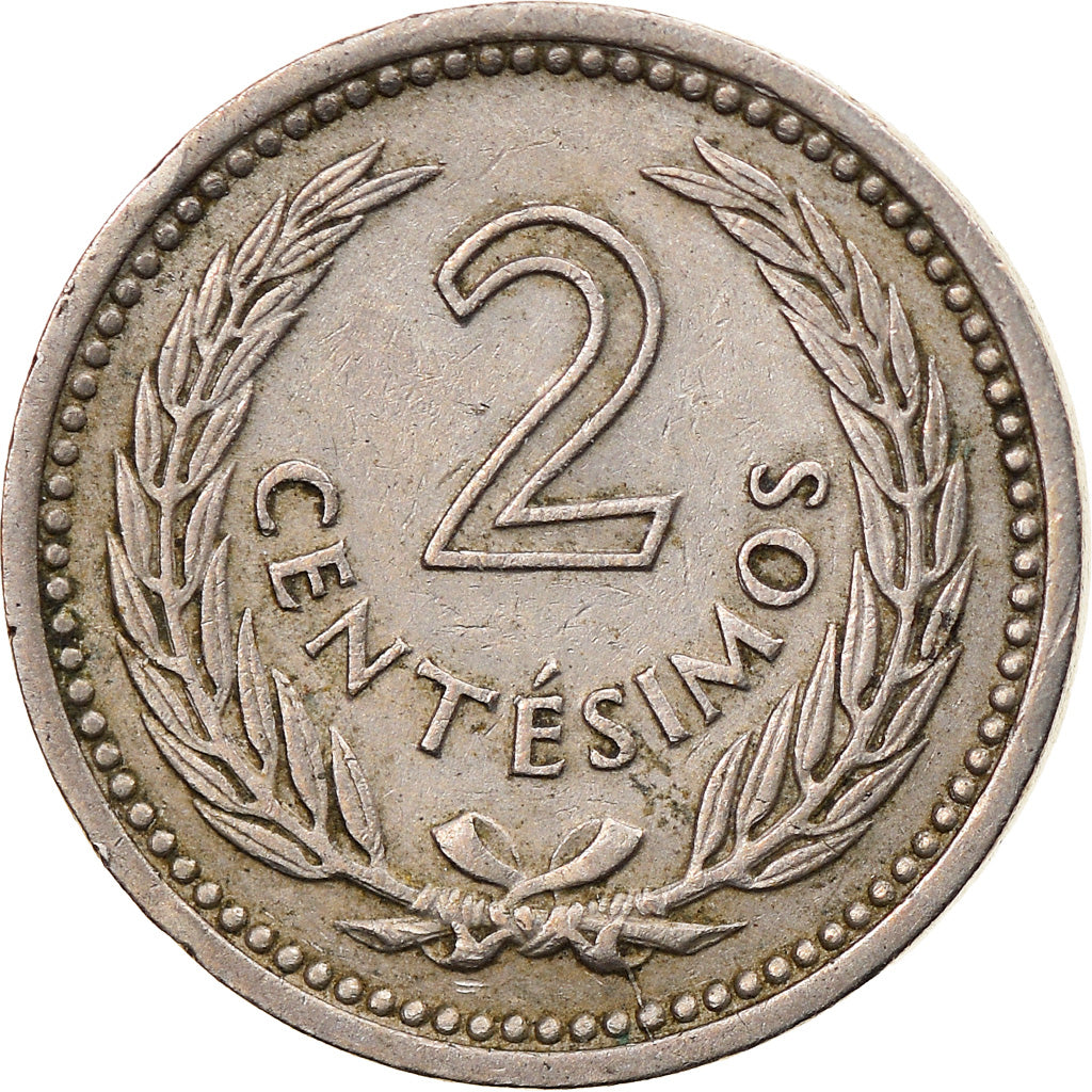 Monnaie, Uruguay, 2 Centesimos, 1953, Santiago, TTB, Copper-nickel, KM:33