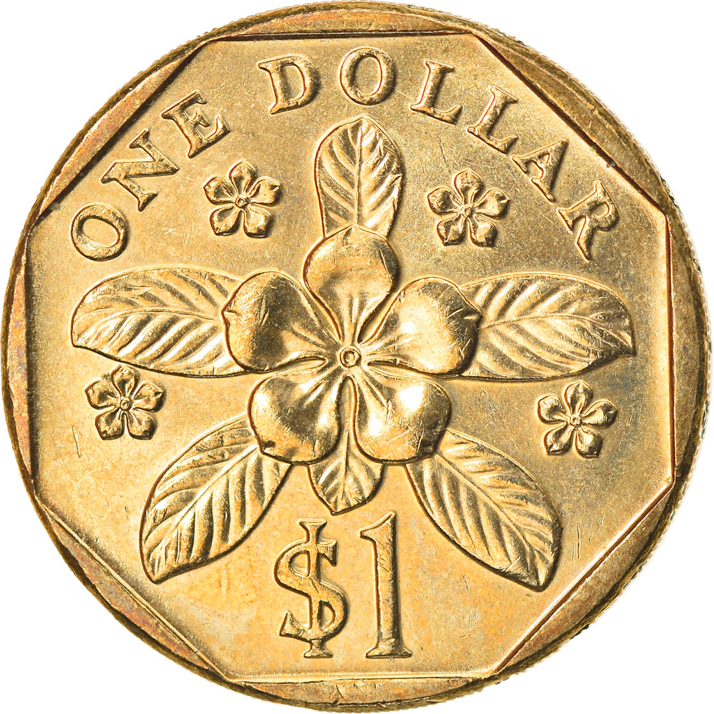 Munten, Singapur, Dollar, 2006, Singapore Mint, ZF, Aluminum-Bronze, KM:103
