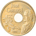 Munten, Spanje, Juan Carlos I, 25 Pesetas, 1991, Madrid, ZF, Aluminum-Bronze