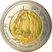 Coin, France, 500 Francs, 2013, Ile Juan Da Nova, MS(63), Bi-Metallic
