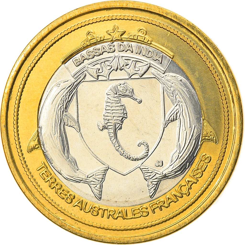 Munten, Frankrijk, 200 Francs, 2012, Bassas da India, UNC-, Bi-Metallic