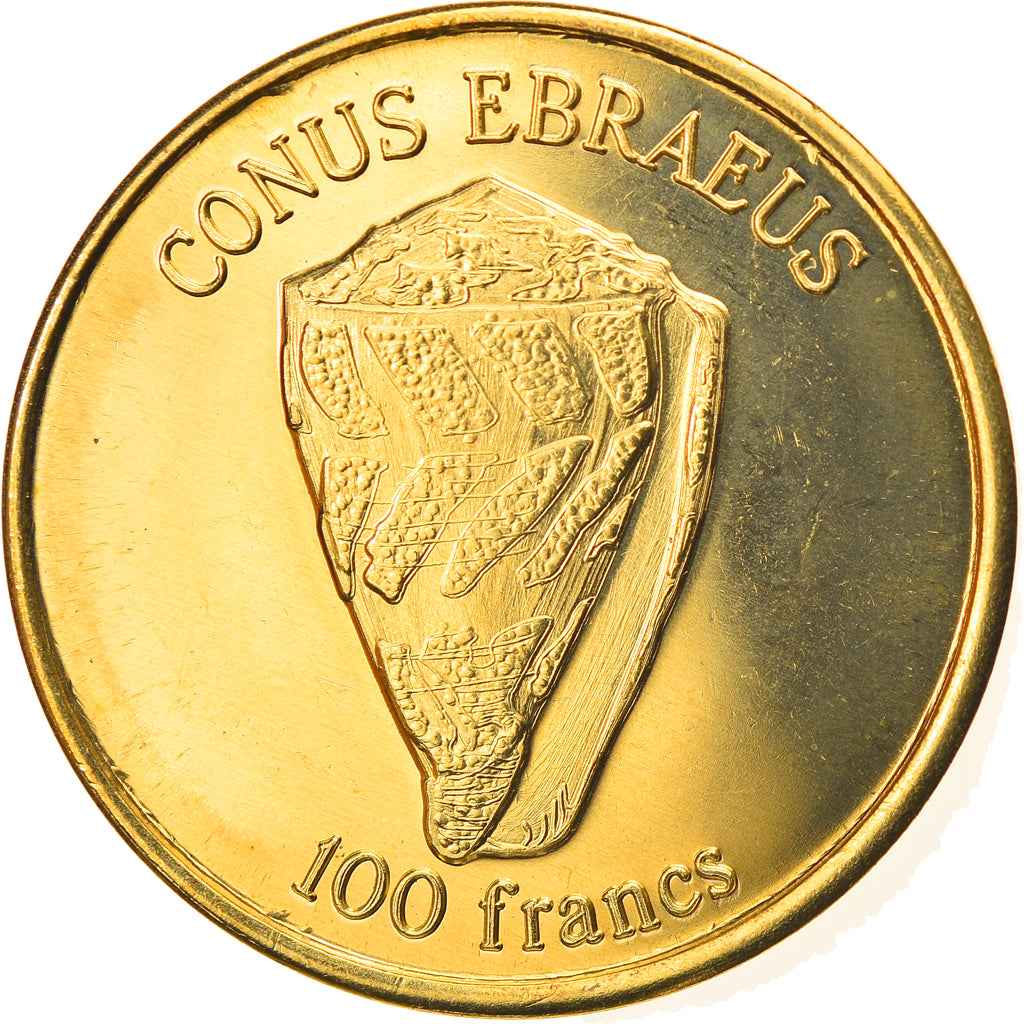 Munten, Frankrijk, 100 Francs, 2011, Clipperton, UNC-, Aluminum-Bronze