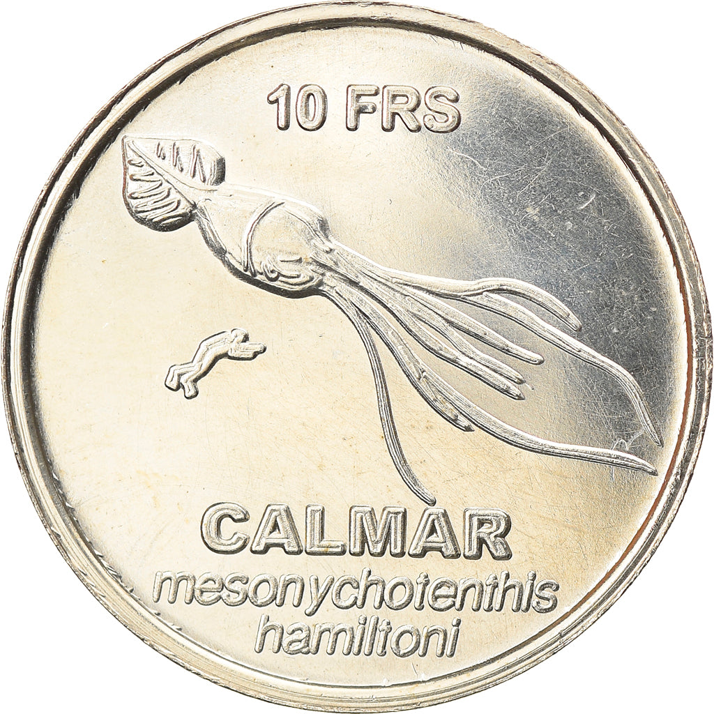 Moneda, Francia, 10 Francs, 2011, Crozet, SC, Aluminio y cuproníquel