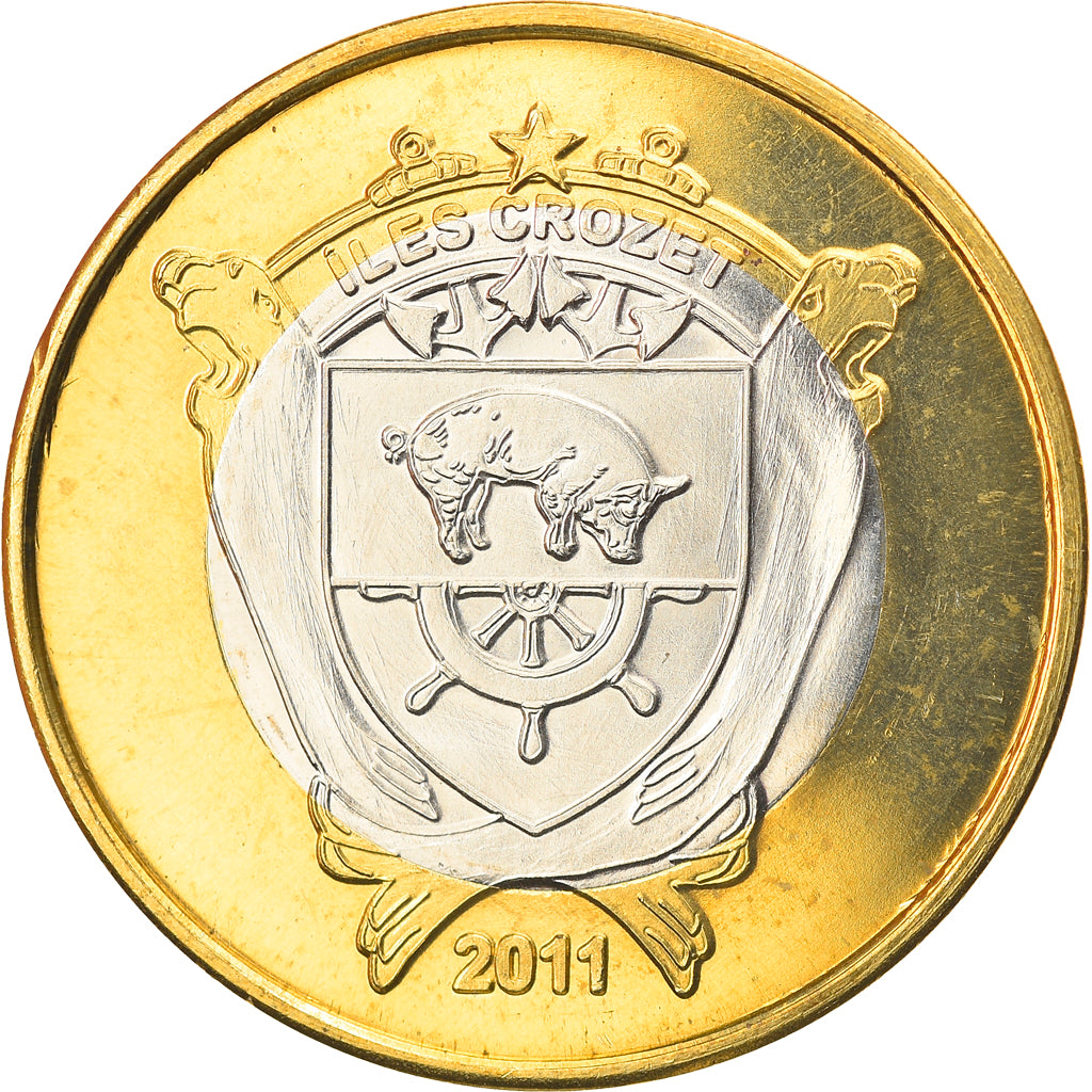 Coin, France, 500 Francs, 2011, Crozet, MS(63), Bi-Metallic
