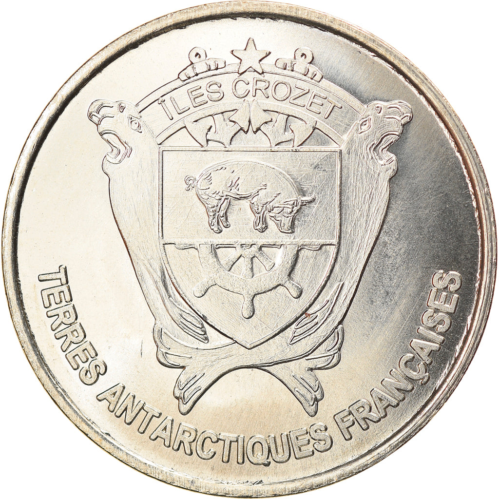 Moneda, Francia, 50 Francs, 2013, Crozet, SC, Aluminio y cuproníquel