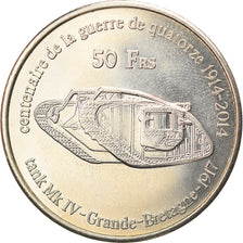 Coin, France, 50 Francs, 2014, Kerguelen, MS(63), Cupro-nickel Aluminium