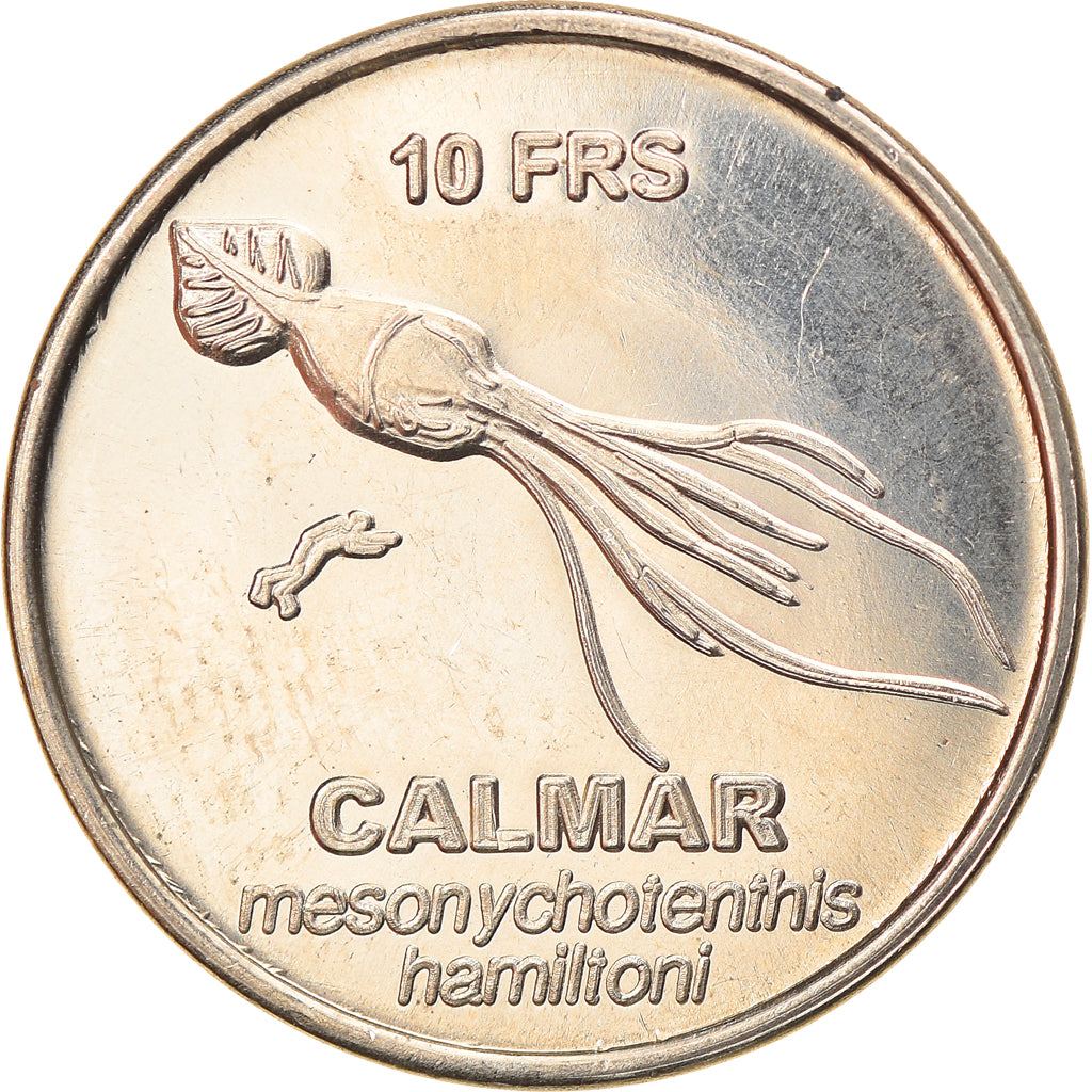 Coin, France, 10 Francs, 2011, Kerguelen, MS(63), Cupro-nickel Aluminium