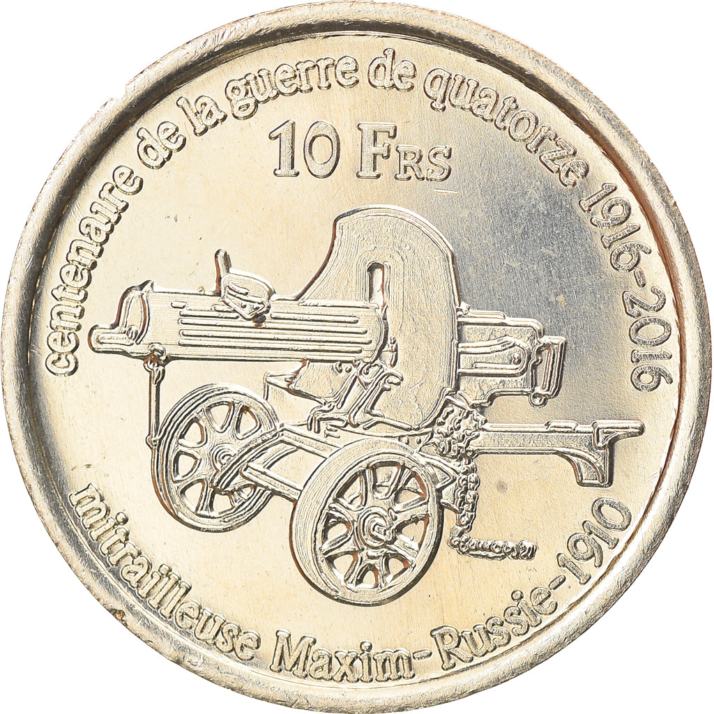 Moneta, Francia, 10 Francs, 2016, Glorieuses, SPL, Rame-nichel-alluminio