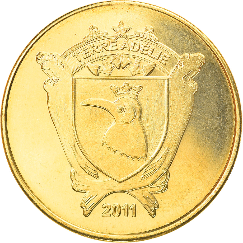 Moneta, Francia, 100 Francs, 2011, Adelie, SPL, Bronzo-alluminio