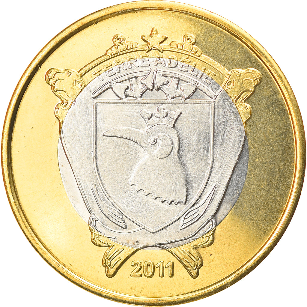 Moneta, Francia, 500 Francs, 2011, Adelie, SPL, Bi-metallico
