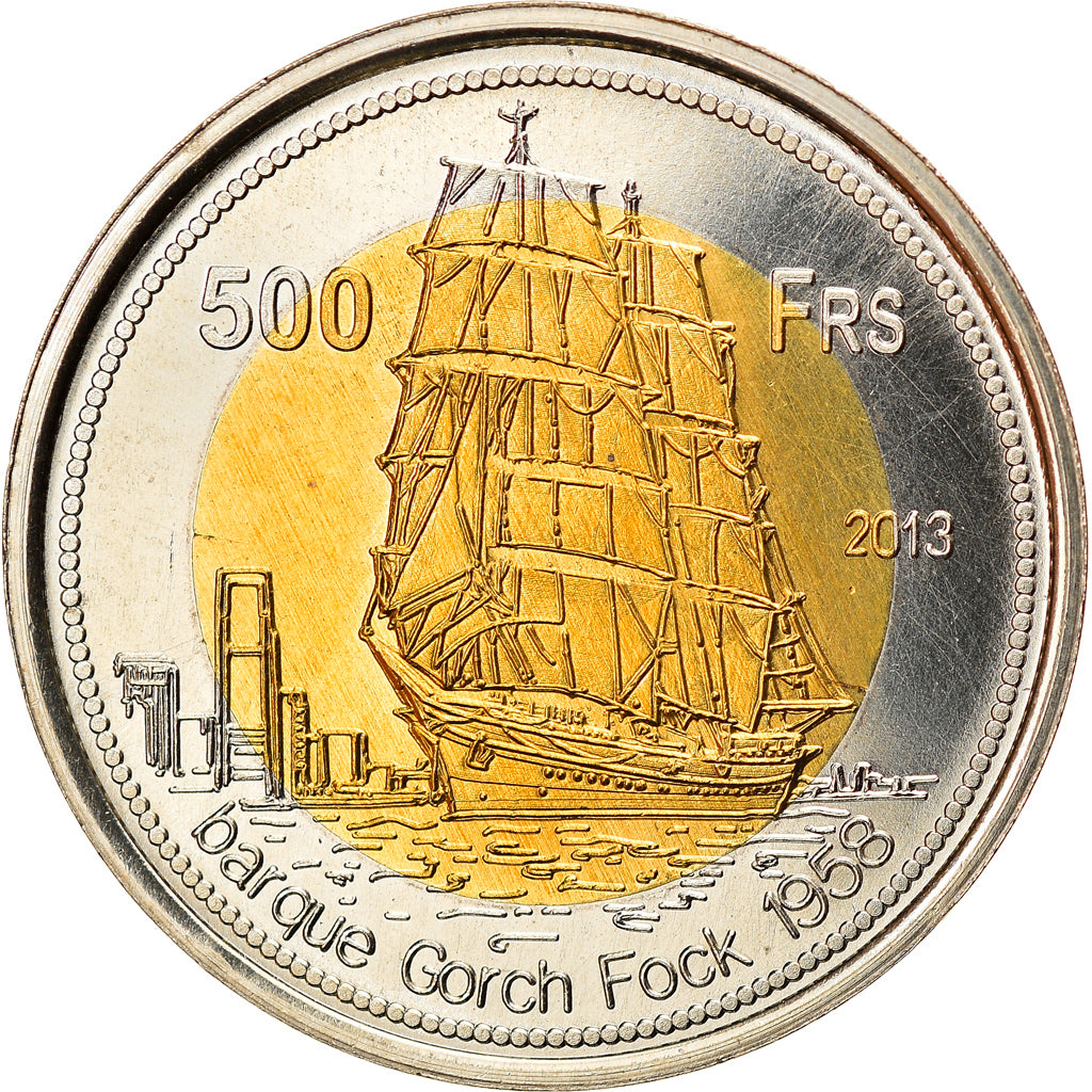 Monnaie, France, 500 Francs, 2013, Tromelin, SPL, Bi-Metallic