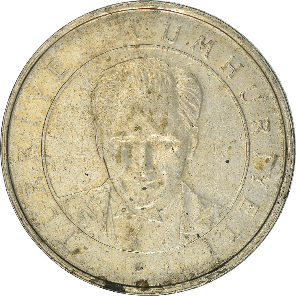 Moeda, Turquia, 250000 Lira, 2004, Istanbul, EF(40-45), Cobre-Níquel-Zinco