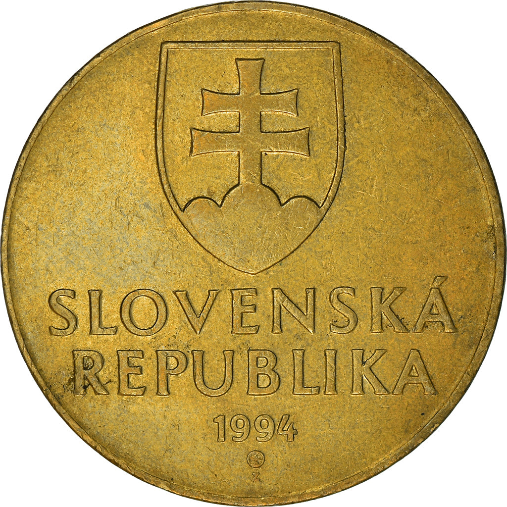 Monnaie, Slovaquie, 10 Koruna, 1994, TTB, Aluminum-Bronze, KM:11