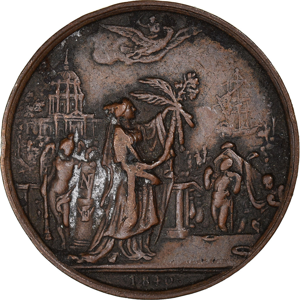 France, Medal, Napoléon Ier, Retour des cendres, History, 1840, Montagny