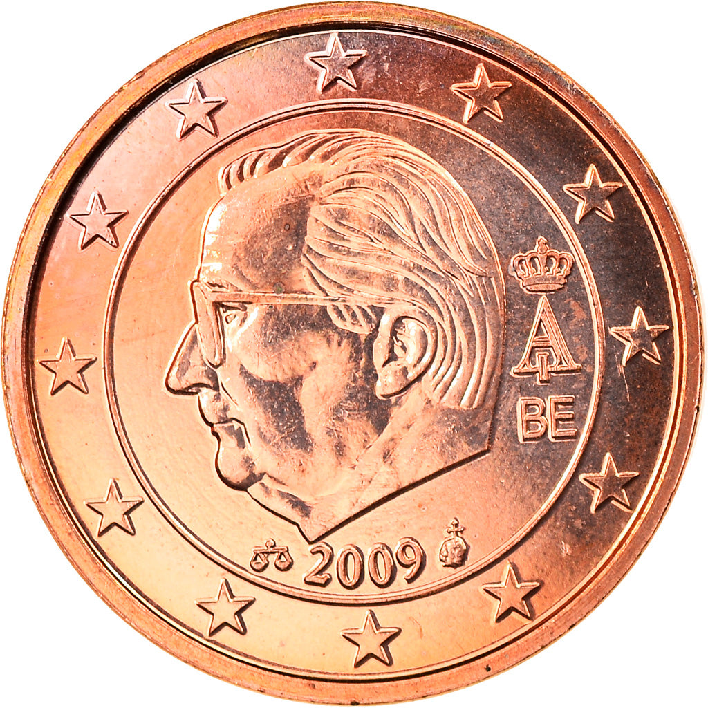 Belgio, Euro Cent, 2009, SPL, Acciaio placcato rame, KM:274