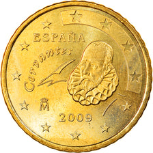 Spain, 50 Euro Cent, 2009, Madrid, MS(63), Brass, KM:1072