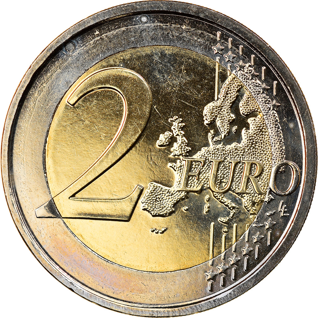 Belgium, 2 Euro, 2010, Brussels, MS(63), Bi-Metallic, KM:281