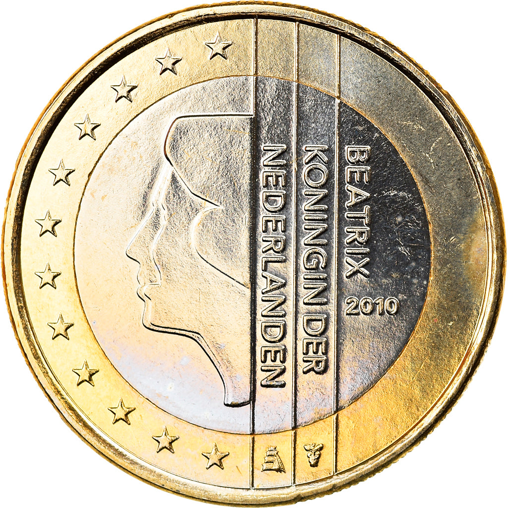 Paesi Bassi, Euro, 2010, Utrecht, SPL, Bi-metallico, KM:271