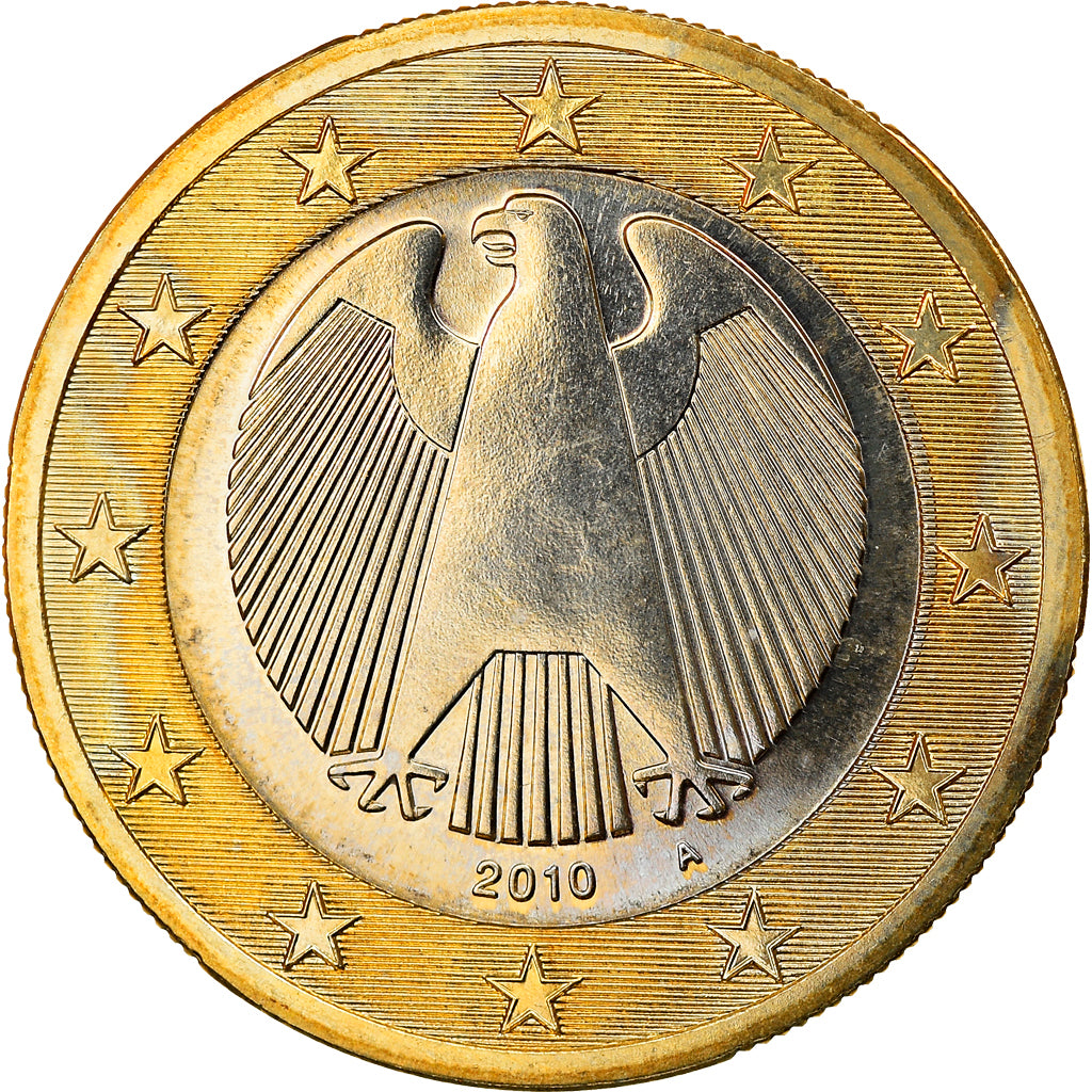 GERMANY - FEDERAL REPUBLIC, Euro, 2010, Berlin, MS(63), Bi-Metallic, KM:213