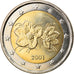 Finlandia, 2 Euro, 2001, Vantaa, SPL, Bi-metallico, KM:105