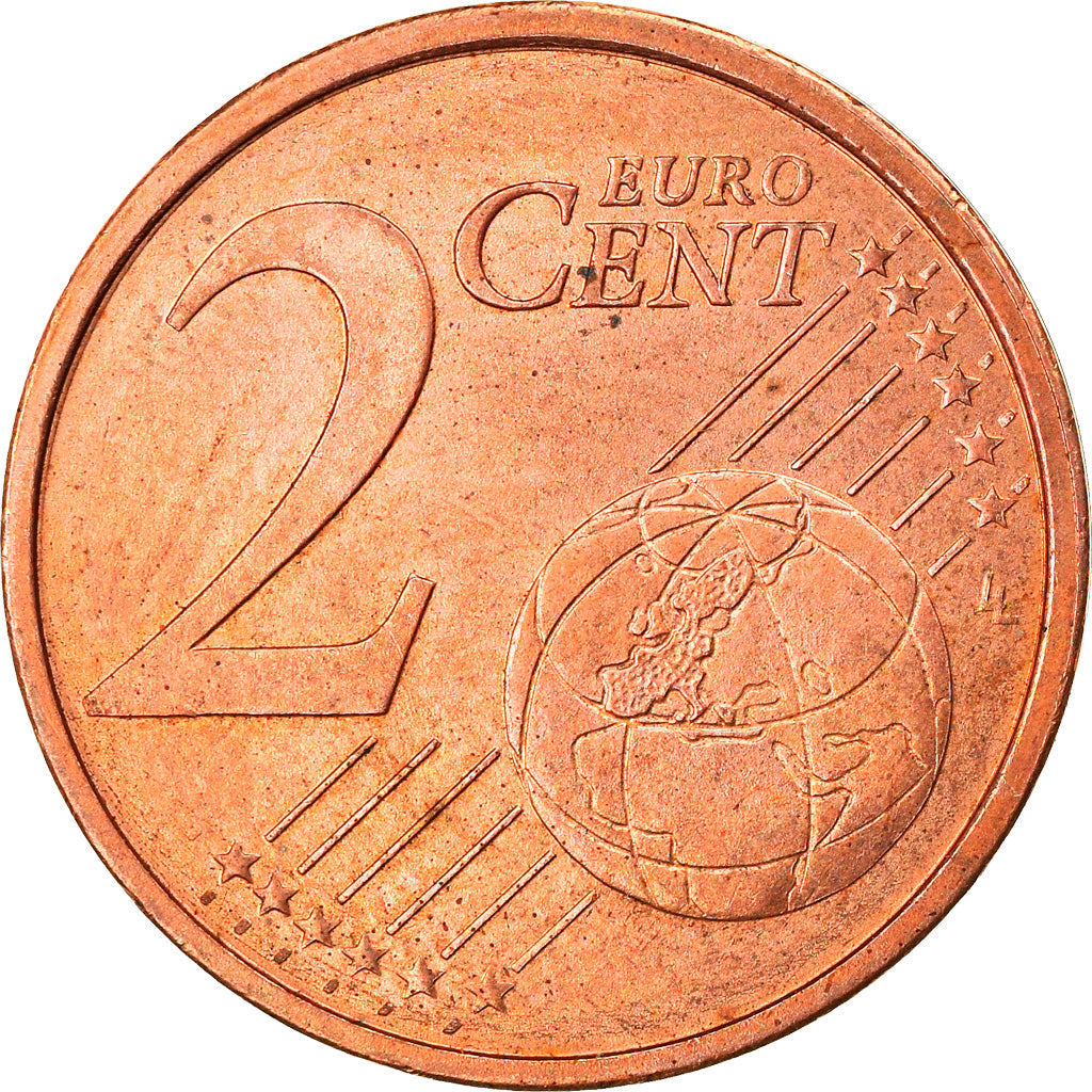 Federale Duitse Republiek, 2 Euro Cent, 2002, Hambourg, ZF, Copper Plated Steel