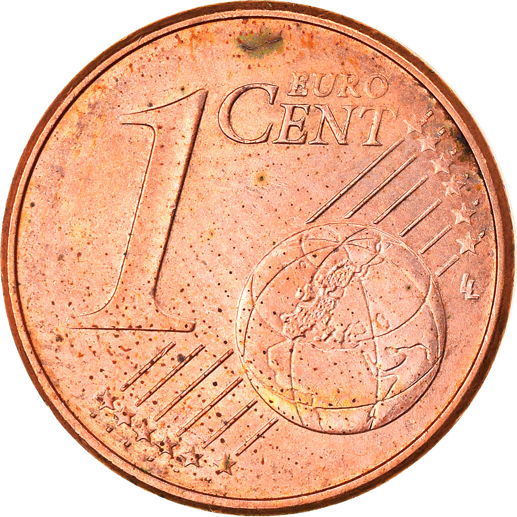 GERMANY - FEDERAL REPUBLIC, Euro Cent, 2002, Hamburg, EF(40-45), Copper Plated