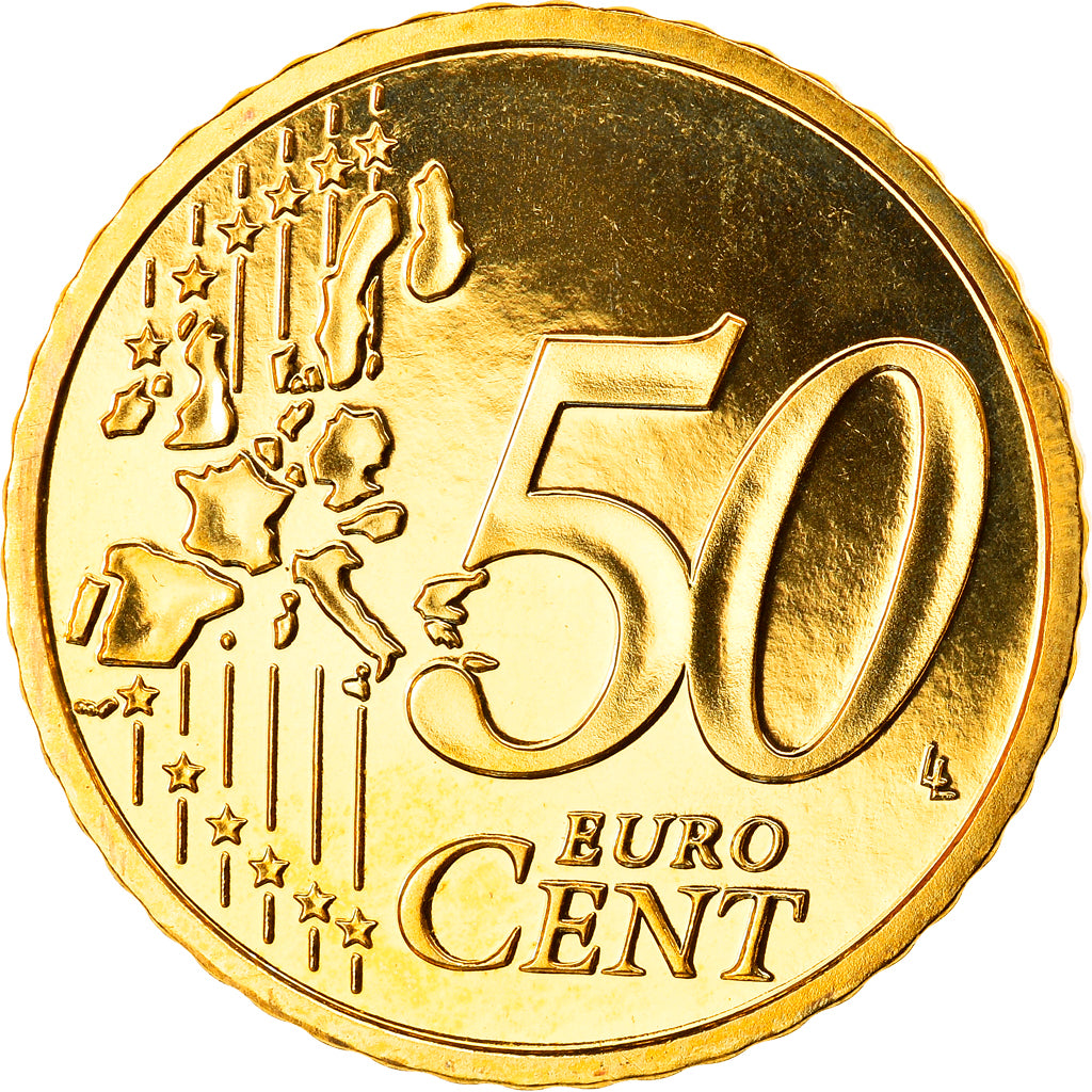 Austria, 50 Euro Cent, 2003, Vienna, MS(65-70), Brass, KM:3087