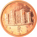 Italië, Euro Cent, 2003, Rome, UNC-, Copper Plated Steel, KM:210
