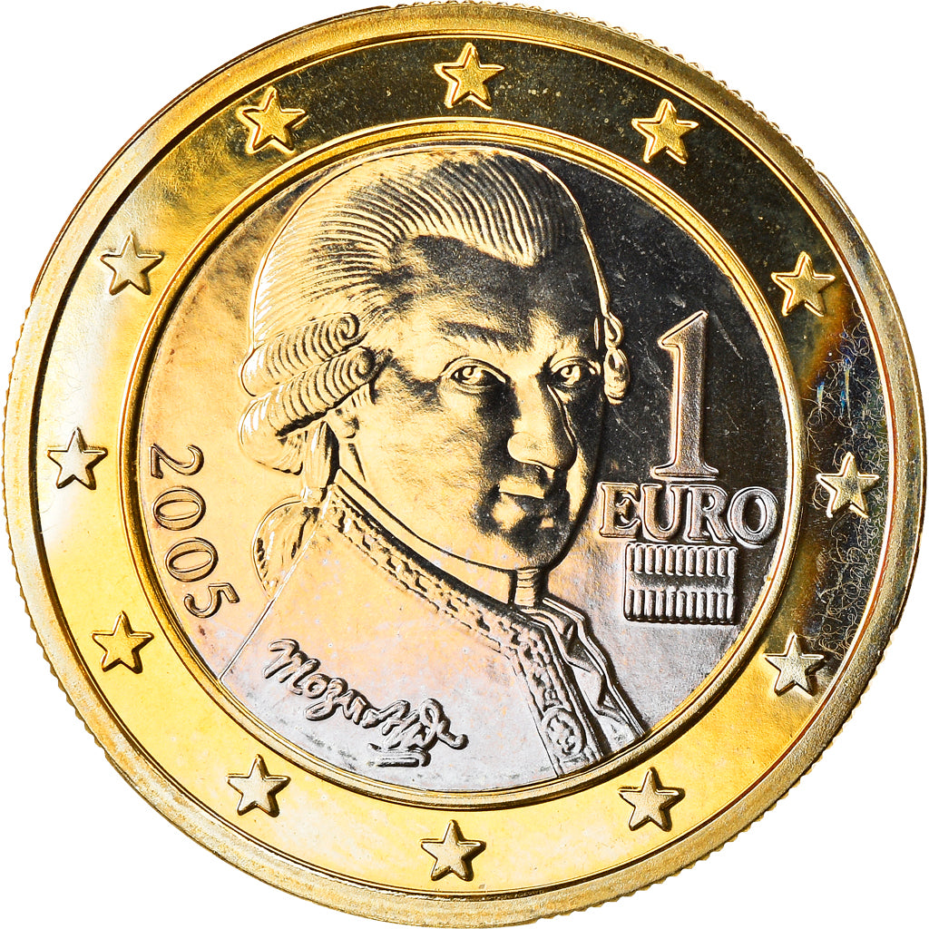 Austria, Euro, 2005, Vienna, MS(65-70), Bi-Metallic, KM:3088