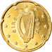 IRELAND REPUBLIC, 20 Euro Cent, 2005, Sandyford, MS(63), Brass, KM:36
