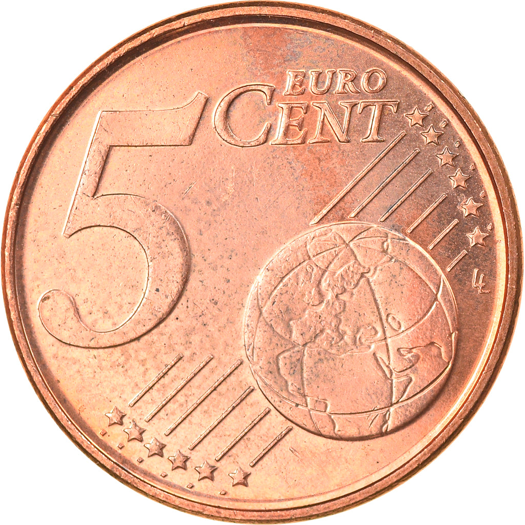 België, 5 Euro Cent, 1999, Brussels, ZF+, Copper Plated Steel, KM:226