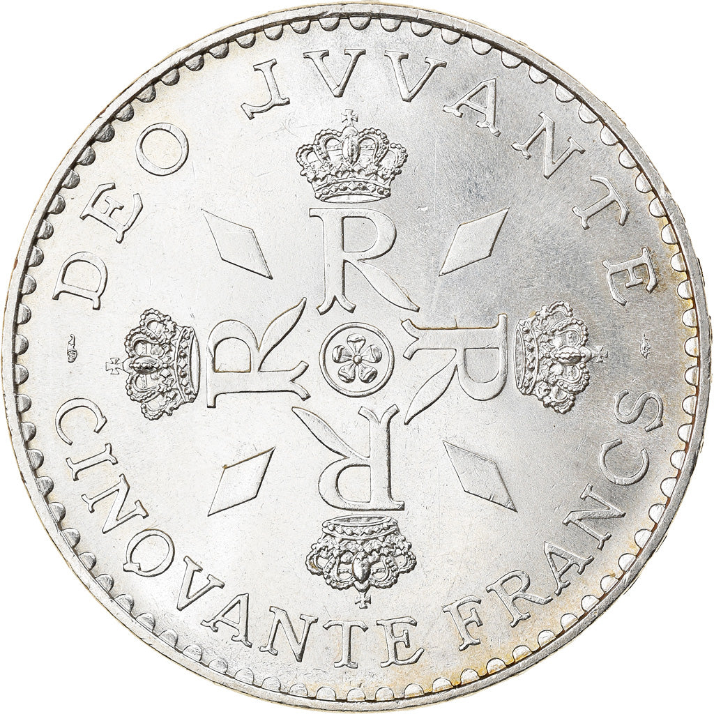 Münze, Monaco, Rainier III, 50 Francs, 1974, UNZ, Silber, KM:152.1
