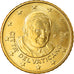 VATICAN CITY, 50 Euro Cent, 2011, Rome, MS(63), Brass, KM:387