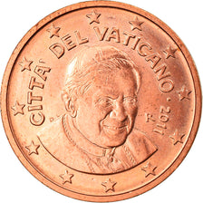 VATICAN CITY, 2 Euro Cent, 2011, Rome, MS(63), Copper Plated Steel, KM:376