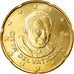 VATICAN CITY, 20 Euro Cent, 2012, Rome, MS(63), Brass, KM:386
