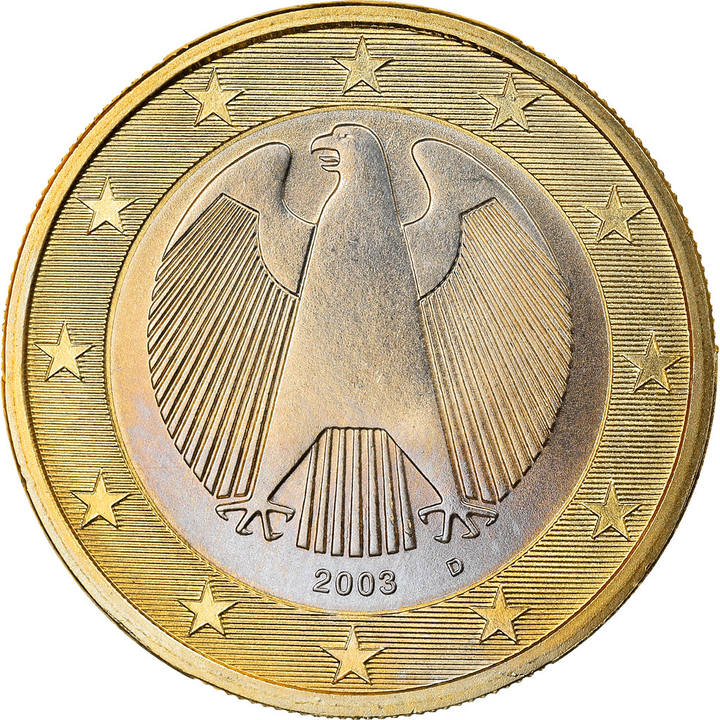 ALEMANHA - REPÚBLICA FEDERAL, Euro, 2003, Munich, MS(63), Bimetálico, KM:213