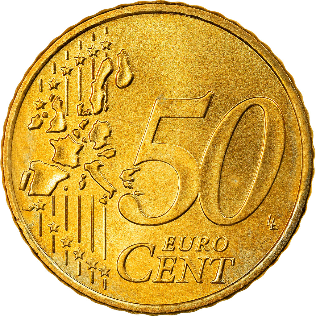 Bundesrepublik Deutschland, 50 Euro Cent, 2003, Munich, UNZ, Messing, KM:212