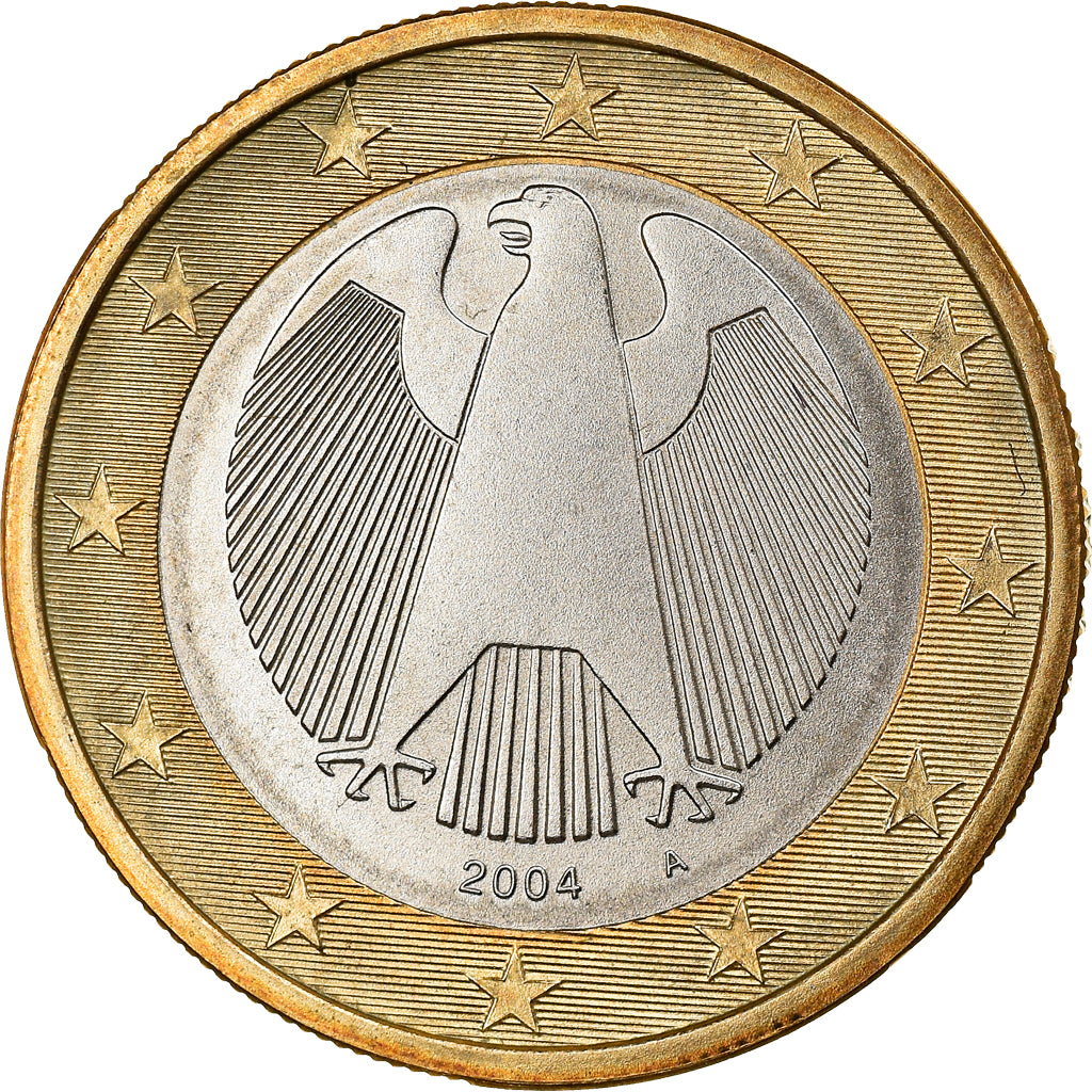 GERMANY - FEDERAL REPUBLIC, Euro, 2004, Berlin, AU(50-53), Bi-Metallic, KM:213
