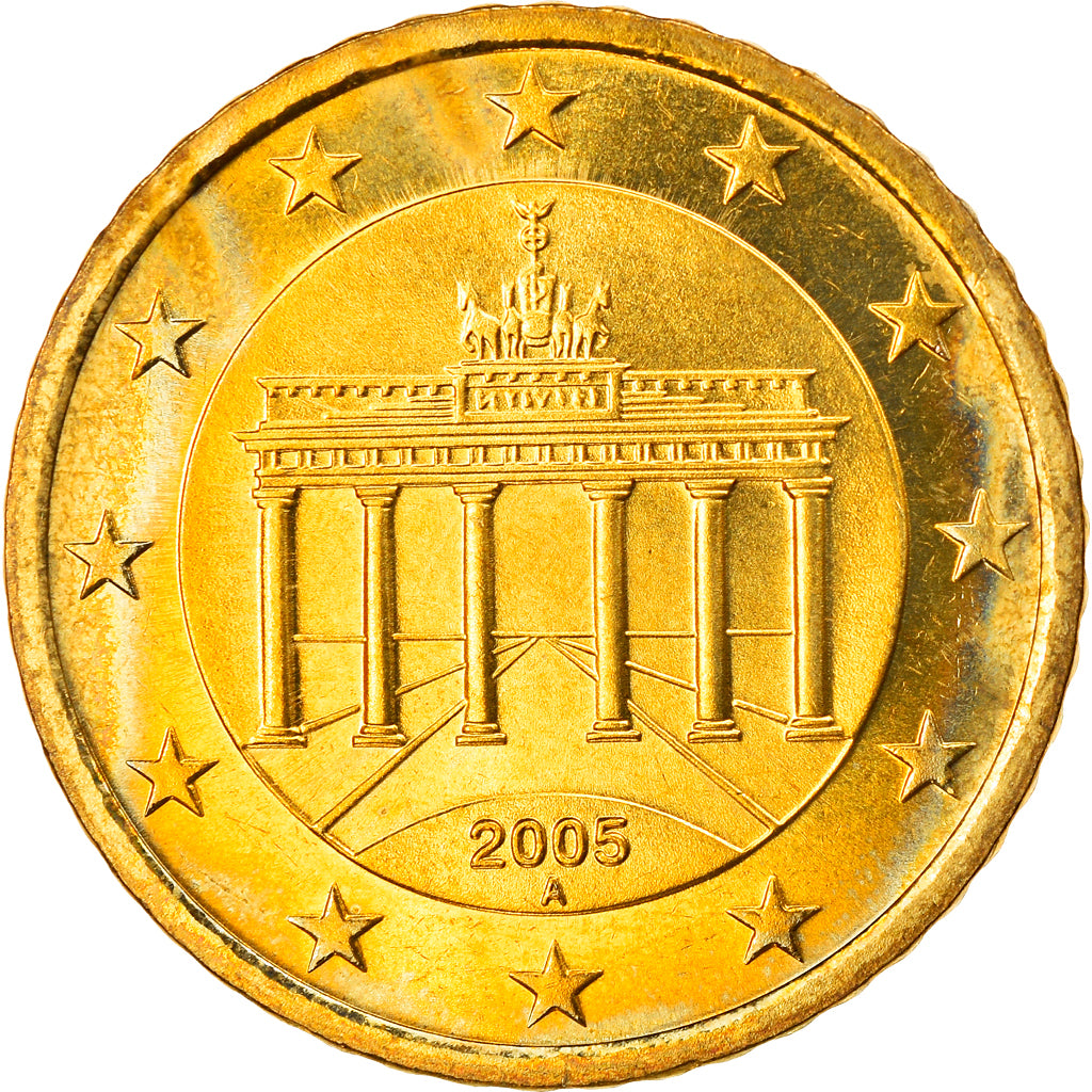 Federale Duitse Republiek, 50 Euro Cent, 2005, Berlin, UNC-, Tin, KM:212