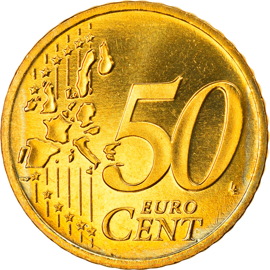 Federale Duitse Republiek, 50 Euro Cent, 2005, Berlin, UNC-, Tin, KM:212