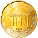 Niemcy - RFN, 20 Euro Cent, 2005, Stuttgart, MS(63), Mosiądz, KM:211