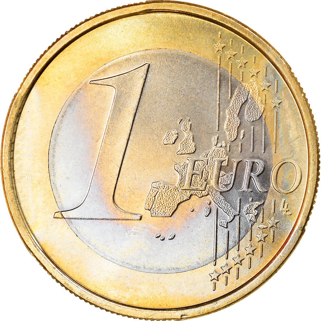 GERMANY - FEDERAL REPUBLIC, Euro, 2005, Karlsruhe, MS(63), Bi-Metallic, KM:213