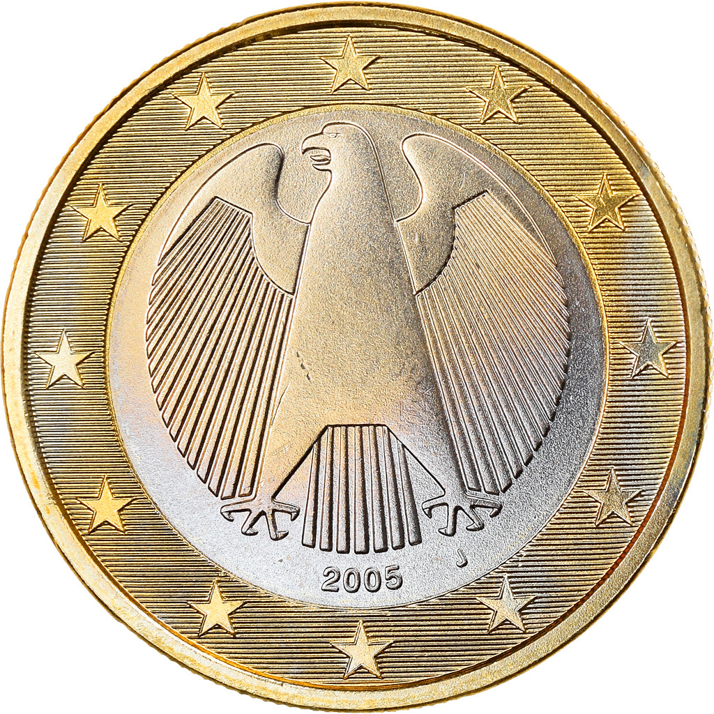 République fédérale allemande, Euro, 2005, Hambourg, SPL, Bi-Metallic, KM:213