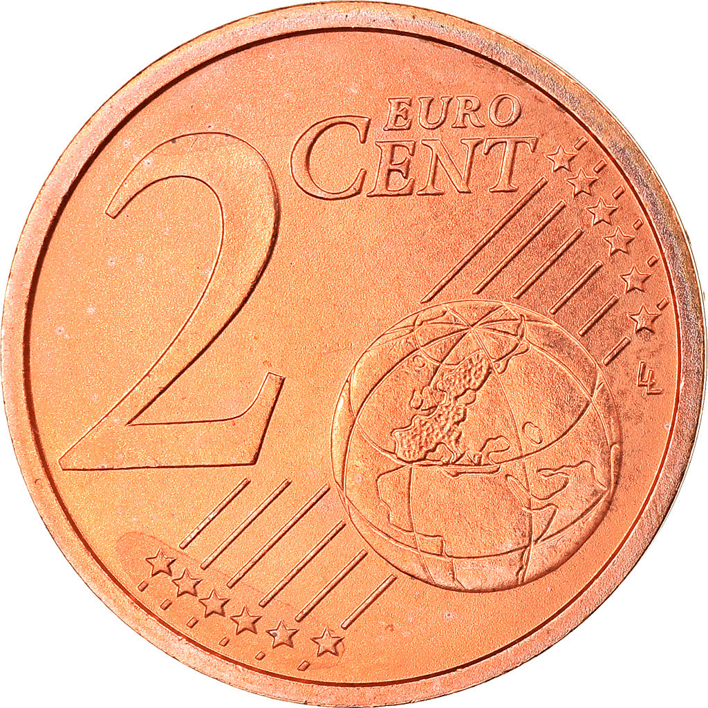 ALEMANIA - REPÚBLICA FEDERAL, 2 Euro Cent, 2005, Hambourg, SC, Cobre chapado en