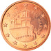 San Marino, 5 Euro Cent, 2003, Rome, MS(65-70), Miedź platerowana stalą
