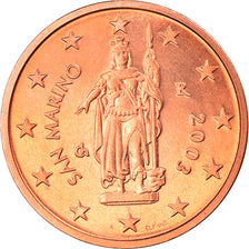San Marino, 2 Euro Cent, 2003, Rome, MS(65-70), Copper Plated Steel, KM:441