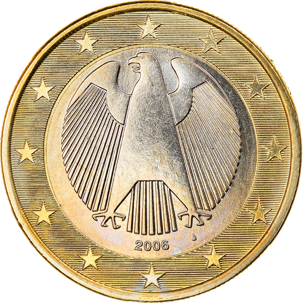 GERMANY - FEDERAL REPUBLIC, Euro, 2006, Hambourg, MS(63), Bi-Metallic, KM:213