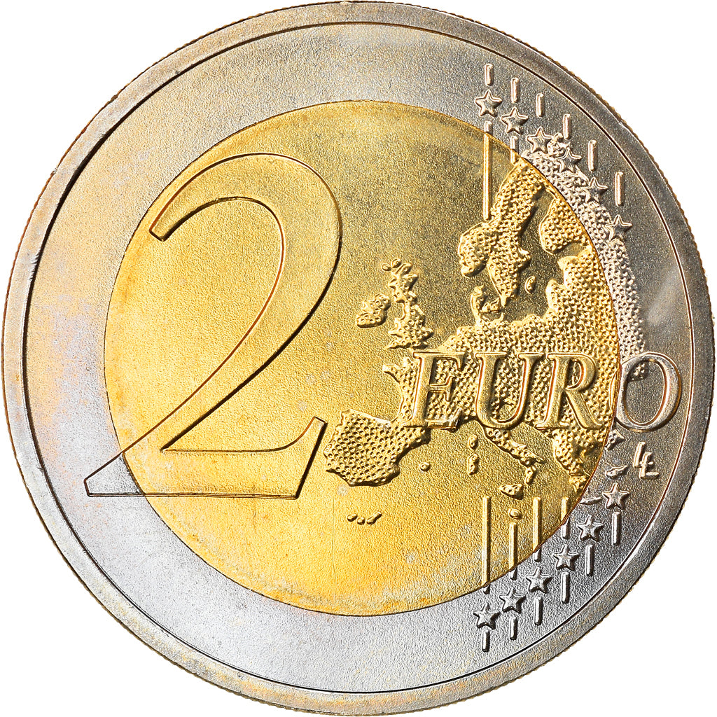 ALEMANHA - REPÚBLICA FEDERAL, 2 Euro, 2008, Hambourg, MS(63), Bimetálico