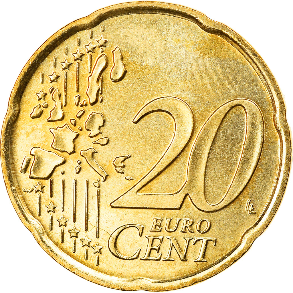 VATICAN CITY, 20 Euro Cent, 2006, Rome, AU(55-58), Brass, KM:379