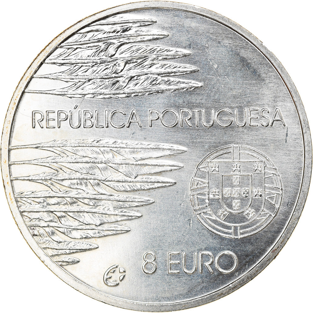 Portugal, 8 Euro, 2005, Lisbon, SC, Plata, KM:773